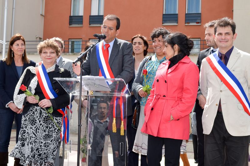 Inauguration Place F.Mitterrand 1