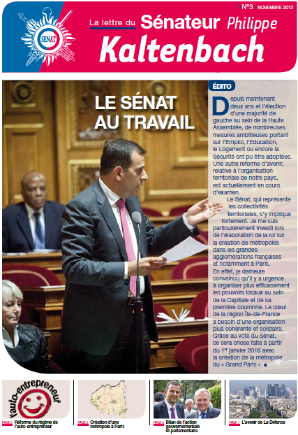 Lettre du Sénateur 3