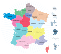 Carte des régions de France